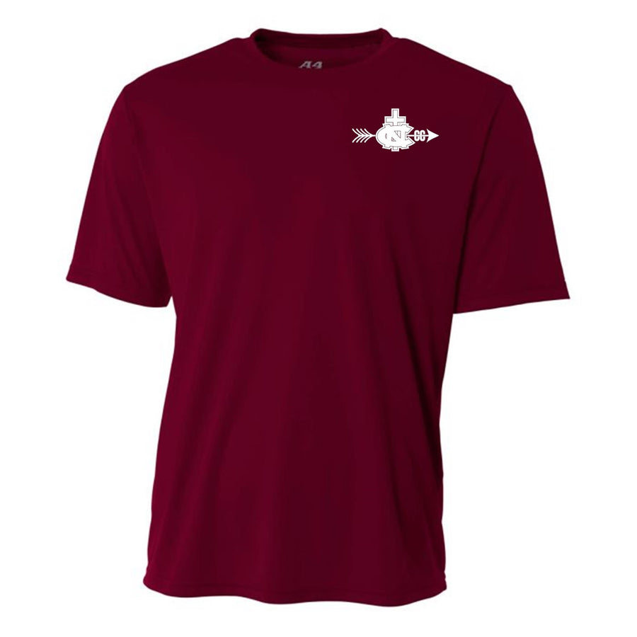 A4 Youth Northlake Cross Country Shirt - Maroon NCS Cross Country - Third Coast Soccer