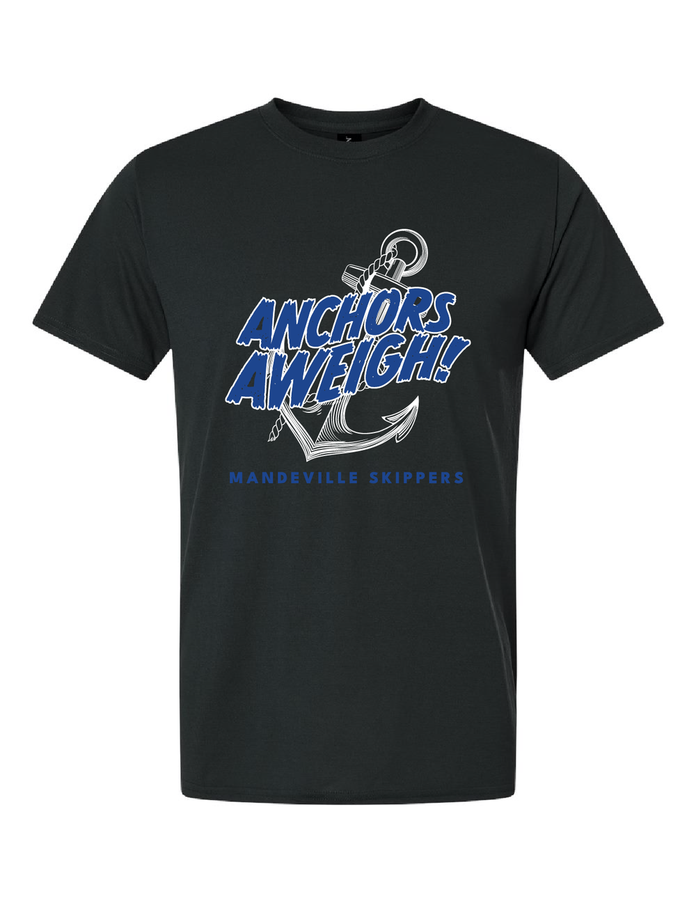 Mandeville HS Anchor Short-Sleeve T-Shirt MHS Spiritwear Black Mens Small - Third Coast Soccer