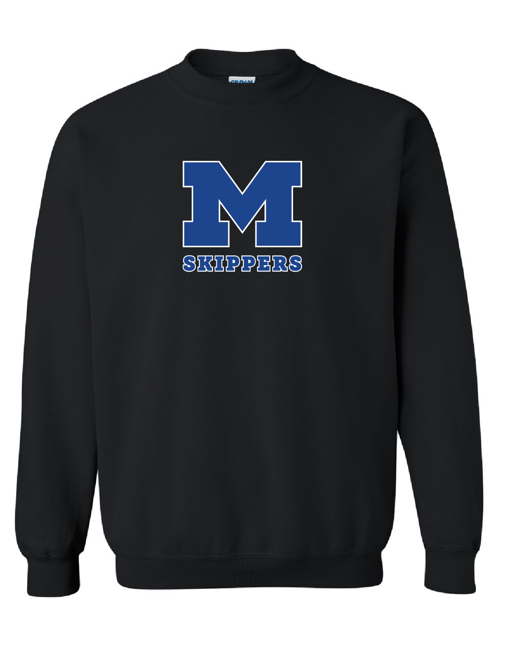 Mandeville HS "M" Crew Neck Sweatshirt MHS Spiritwear Black Mens Small - Third Coast Soccer