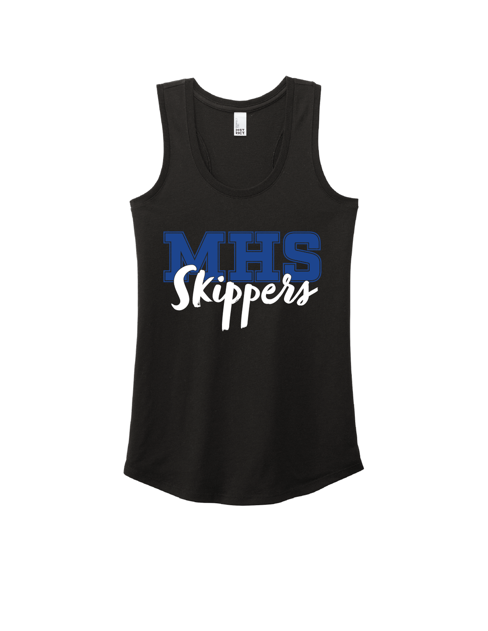 MHS Skippers Women's Racerback Tank MHS Spiritwear Black Womens Small - Third Coast Soccer