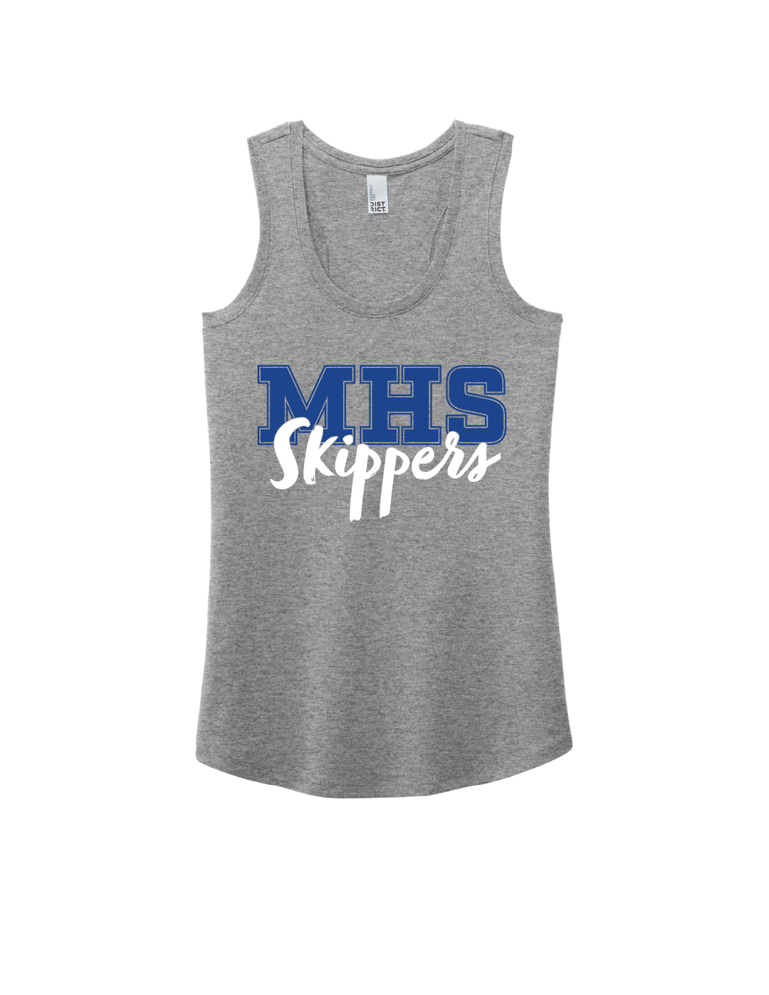 MHS Skippers Women's Racerback Tank MHS Spiritwear Grey Frost Womens Small - Third Coast Soccer