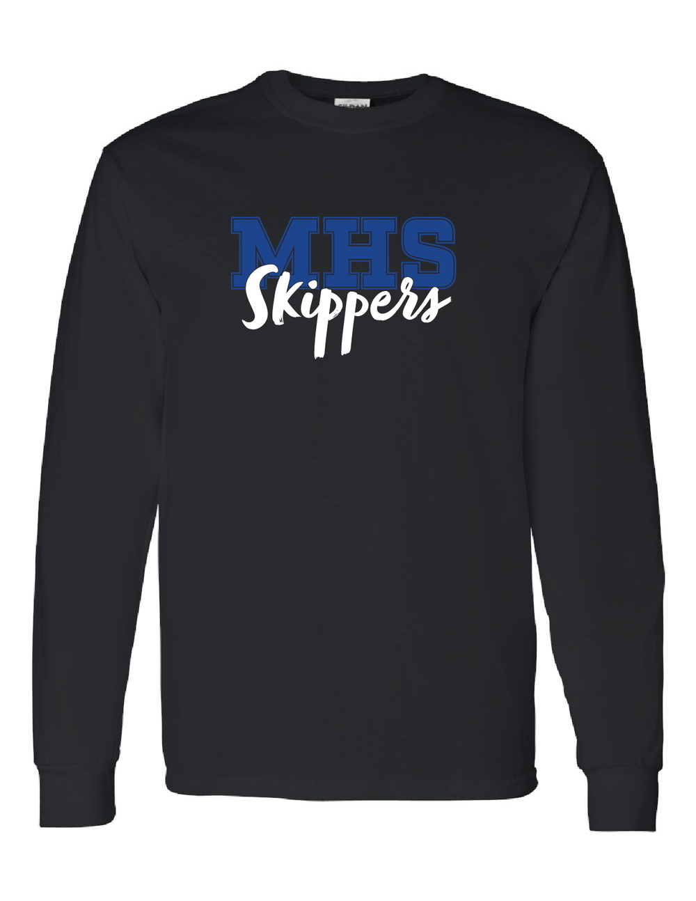 MHS Skippers Long-Sleeve T-Shirt MHS Spiritwear Black Mens Small - Third Coast Soccer