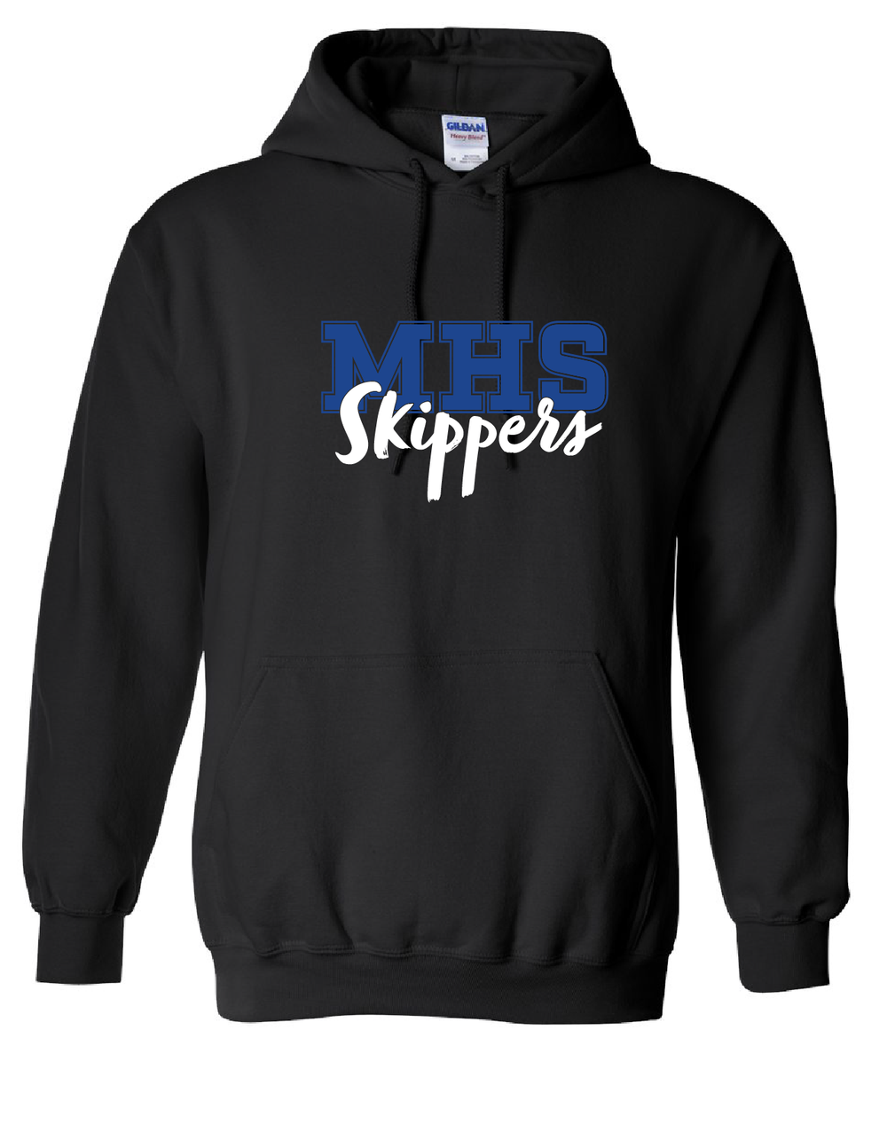 MHS Skippers Hooded Sweatshirt MHS Spiritwear Black Mens Small - Third Coast Soccer