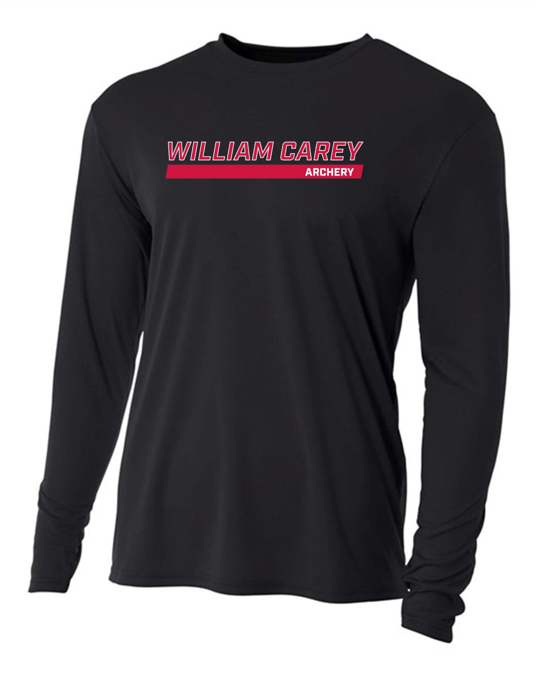 WCU Archery Men's Long-Sleeve Performance Shirt WCU Archery Black Wc W/O Crusader - Third Coast Soccer