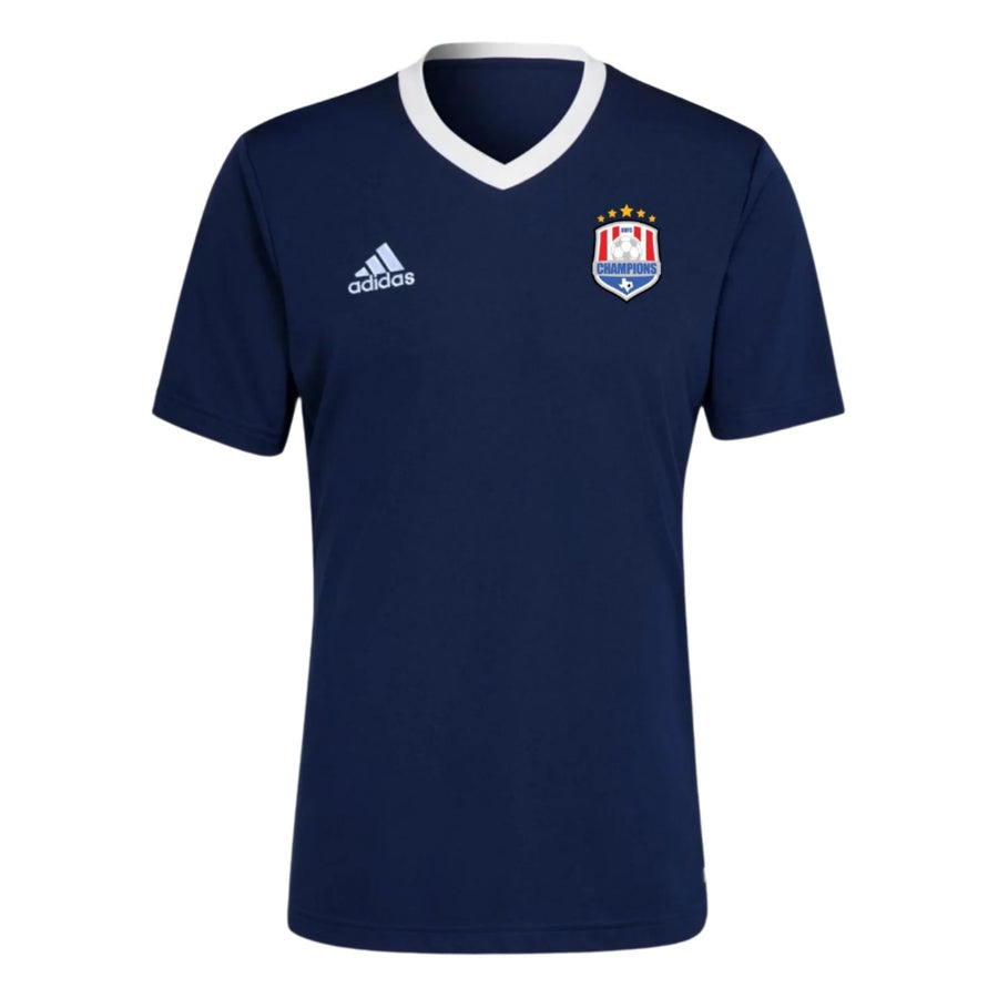 adidas BVFC Men's Entrada 22 Jersey - Navy/White BVFC - Third Coast Soccer