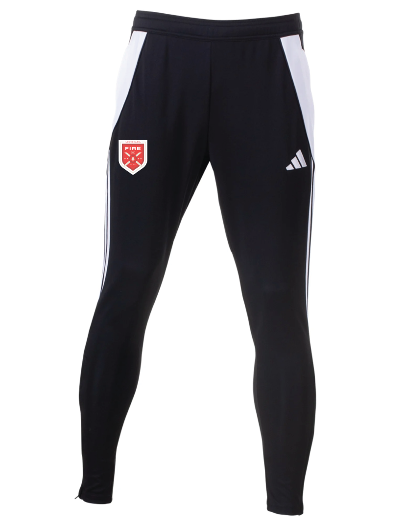 adidas Louisiana Fire Men's Tiro 24 Training Pant - Black/White Louisiana Fire 2024-2026   - Third Coast Soccer