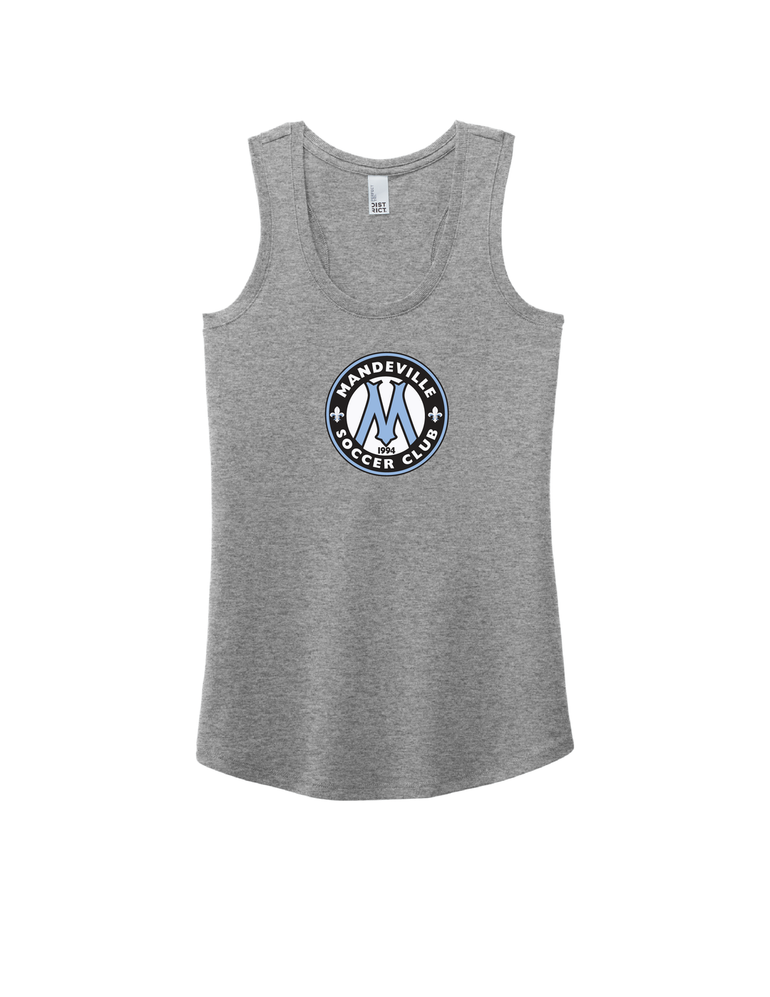 MSC Women's Logo Racerback Tank MSC Spiritwear Grey Frost Womens Small - Third Coast Soccer