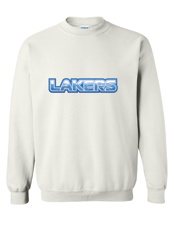 MSC Lakers Crewneck Sweatshirt MSC Spiritwear White Youth Small - Third Coast Soccer