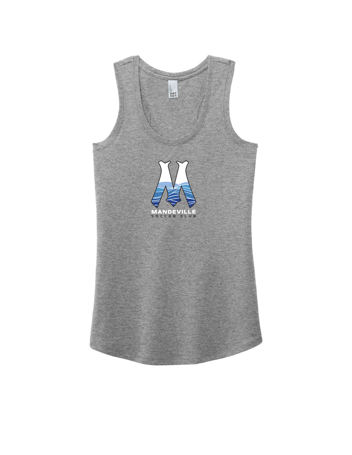 MSC Women's "M" Racerback Tank MSC Spiritwear Grey Frost Womens Small - Third Coast Soccer