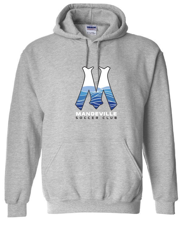 MSC "M" Hooded Sweatshirt MSC Spiritwear Sport Grey Mens Small - Third Coast Soccer