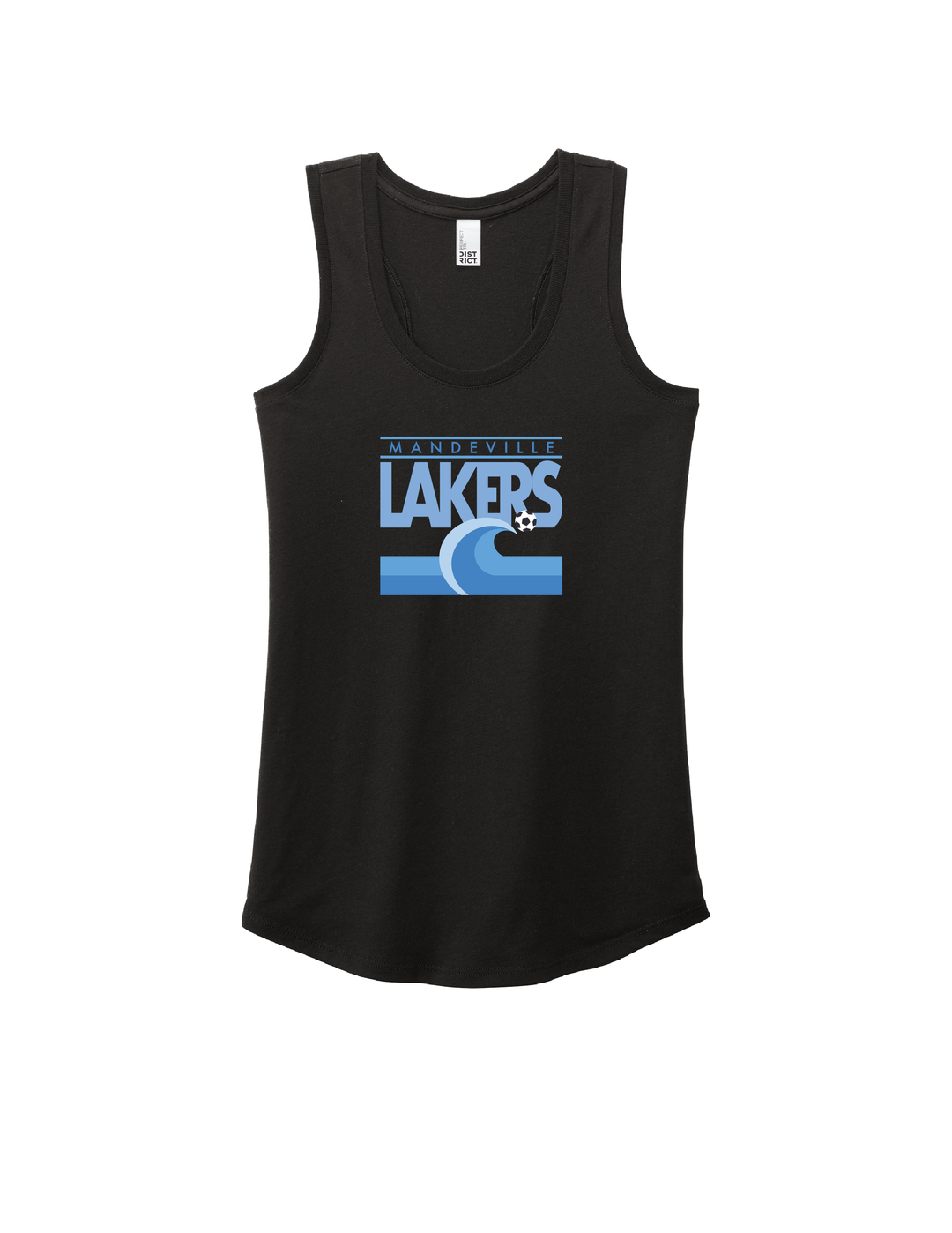MSC Women's Retro Racerback Tank MSC Spiritwear Black Womens Small - Third Coast Soccer