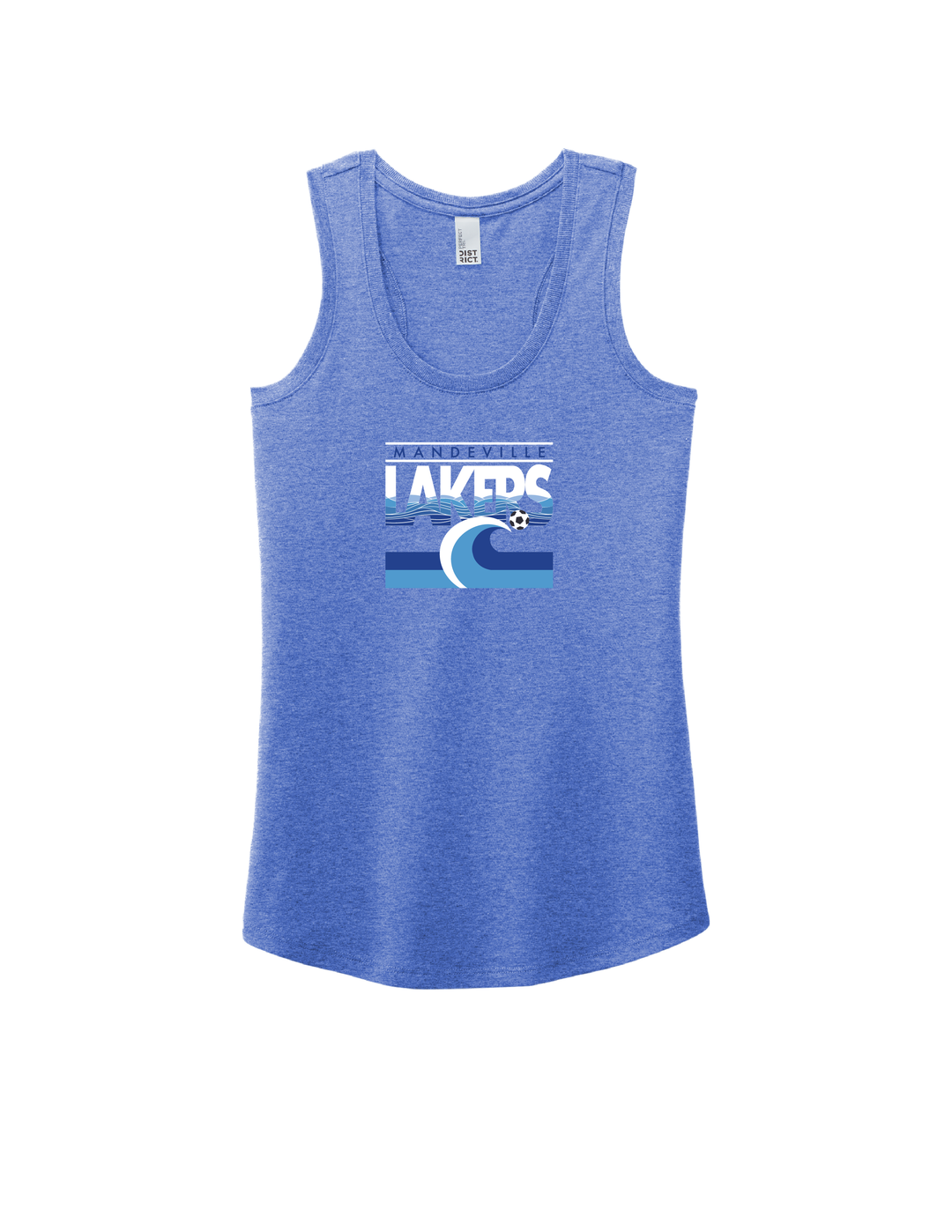 MSC Women's Retro Racerback Tank MSC Spiritwear Royal Frost Womens Small - Third Coast Soccer