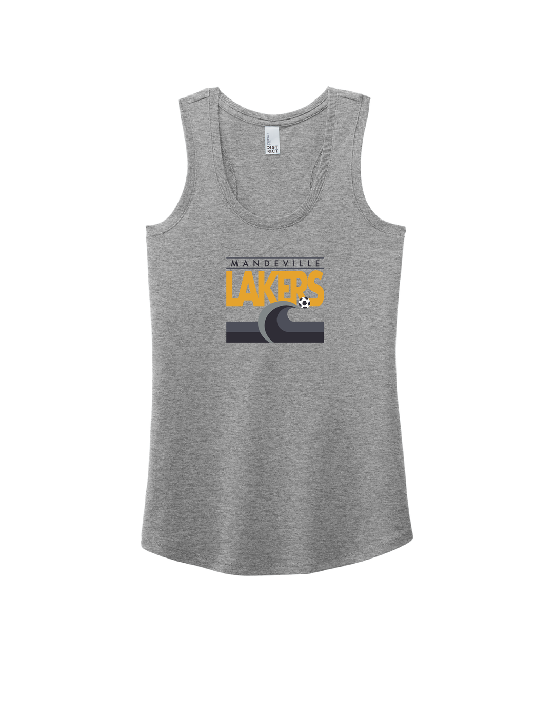 MSC Women's Retro Racerback Tank MSC Spiritwear Grey Frost Womens Small - Third Coast Soccer