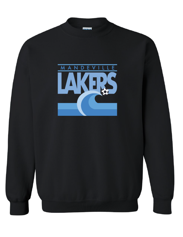 MSC Retro Crewneck Sweatshirt MSC Spiritwear Black Youth Small - Third Coast Soccer