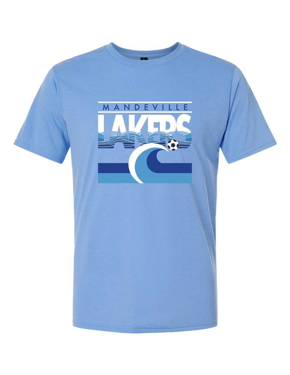 MSC Retro Short-Sleeve T-Shirt MSC Spiritwear Carolina Blue Youth Small - Third Coast Soccer