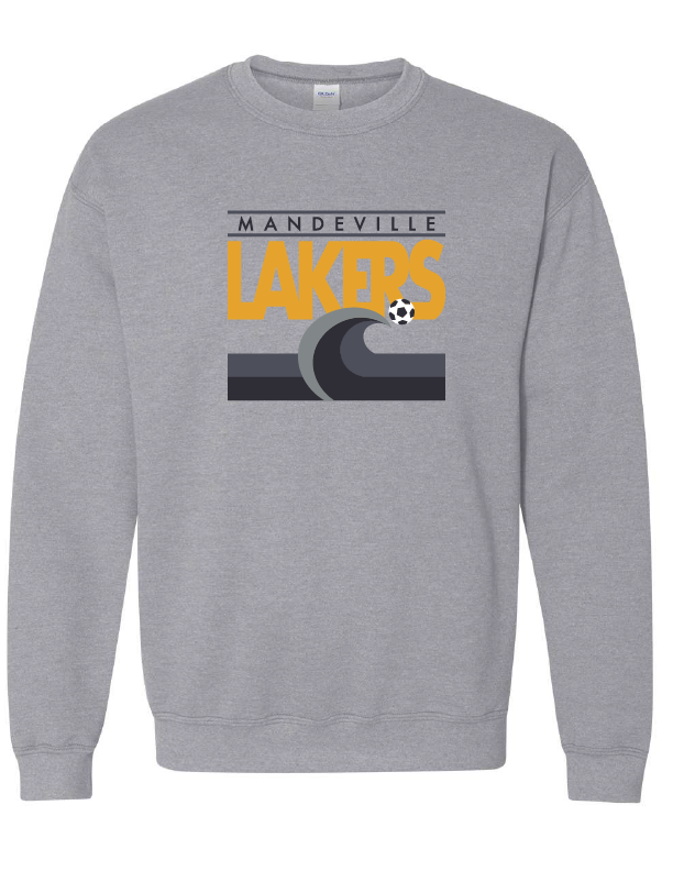 MSC Retro Crewneck Sweatshirt MSC Spiritwear Sport Grey Youth Small - Third Coast Soccer