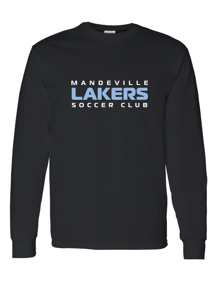 MSC Stack Long-Sleeve T-Shirt MSC Spiritwear Black Youth Small - Third Coast Soccer