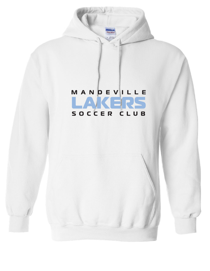 MSC Stack Hooded Sweatshirt MSC Spiritwear White Mens Small - Third Coast Soccer