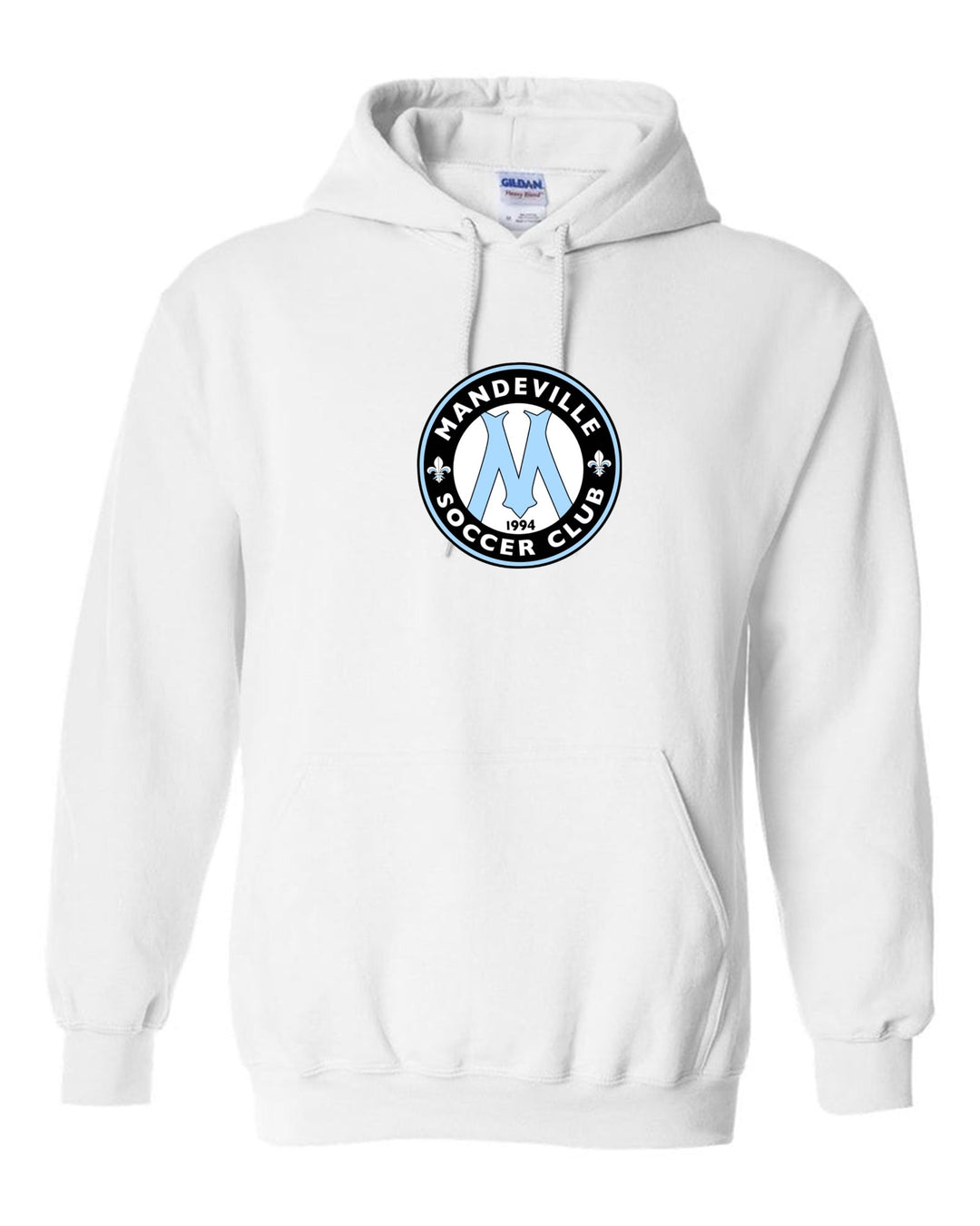 MSC Hooded Sweatshirt MSC Spiritwear White Mens Small - Third Coast Soccer