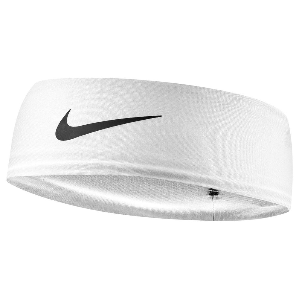 Nike DF Flex Classic Headband Player Accessories White/Black - Third Coast Soccer