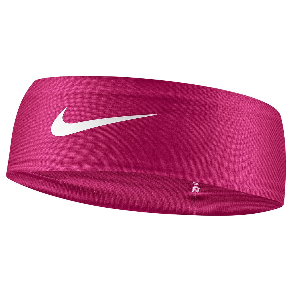 Nike DF Flex Classic Headband Player Accessories Vivid Pink/White - Third Coast Soccer