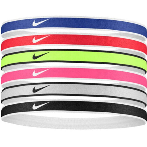 Nike Swoosh Sport Headbands 6 pack - Red/Royal/Volt Player Accessories   - Third Coast Soccer