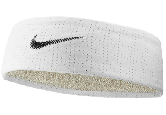 Nike Men's Fury Headband 3.0 - White/Black Player Accessories   - Third Coast Soccer