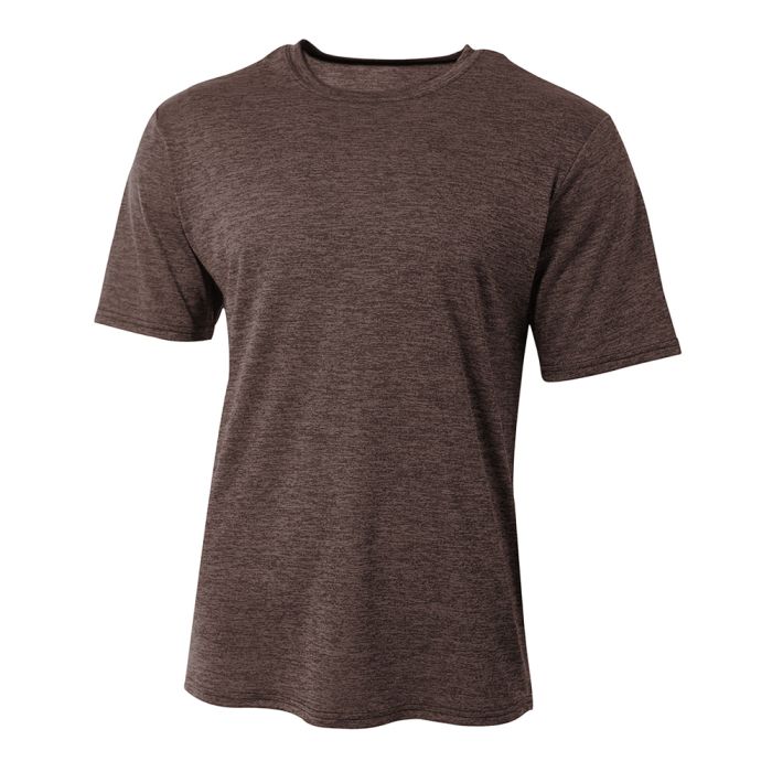 A4 Inspire Tonal Space Performance Tee T-Shirts Charcoal Mens Small - Third Coast Soccer