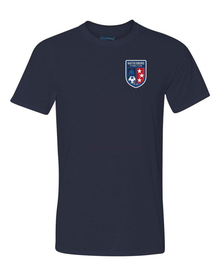 HFC Short-Sleeve Performance T-Shirt HFC Spirtwear Navy Mens Small - Third Coast Soccer