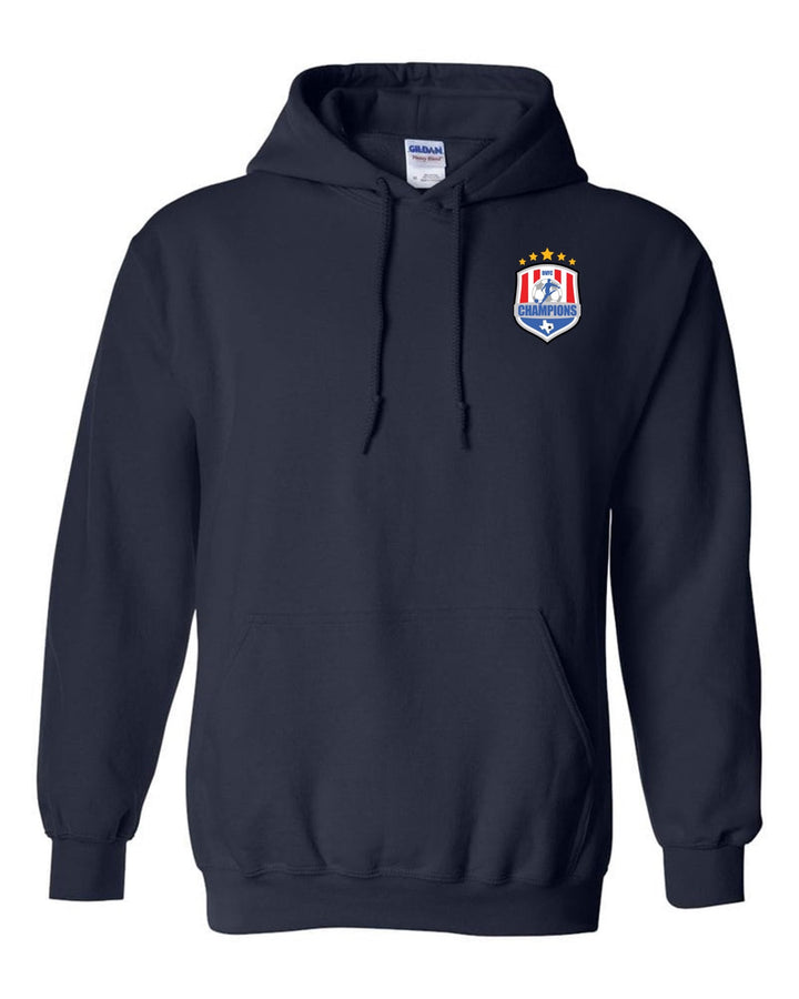 BVFC Player's Hooded Sweatshirt (Number on Back) BVFC - Third Coast Soccer