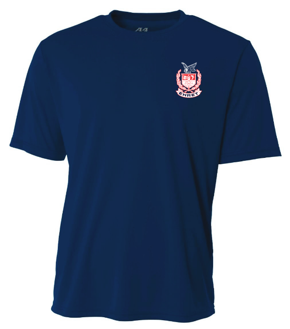 A4 John Ehret Short-Sleeve Shirt John Ehert HS Navy Mens Small - Third Coast Soccer