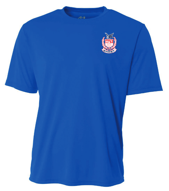 A4 John Ehret Short-Sleeve Shirt John Ehert HS Royal Mens Small - Third Coast Soccer