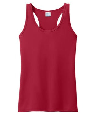 Port & Company Women's Performance Tank T-Shirts Red Womens XSmall - Third Coast Soccer