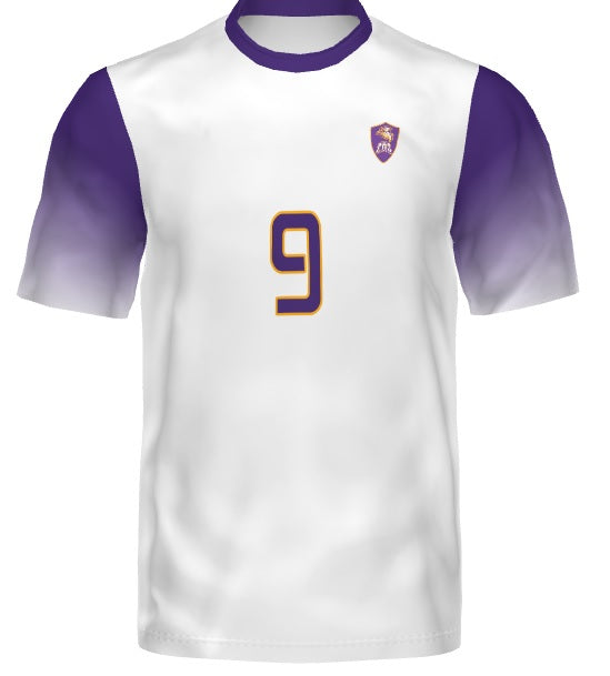 High 5 Purvis High School Men's Game Jersey - White Purvis High School - Third Coast Soccer