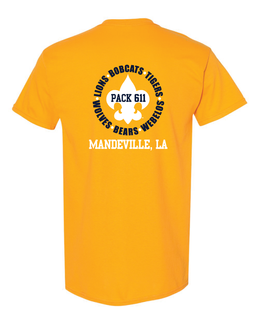 Pack 611 Short Sleeve T-Shirt Pack 611 - Third Coast Soccer