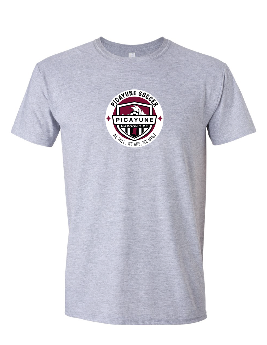 Picayune High School Short-Sleeve Shirt with Sponsors PMHS SW   - Third Coast Soccer