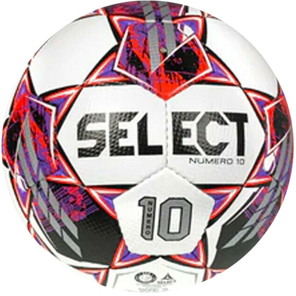 Select Numero 10 NFHS V22 Ball - White/Red/Purple Balls   - Third Coast Soccer