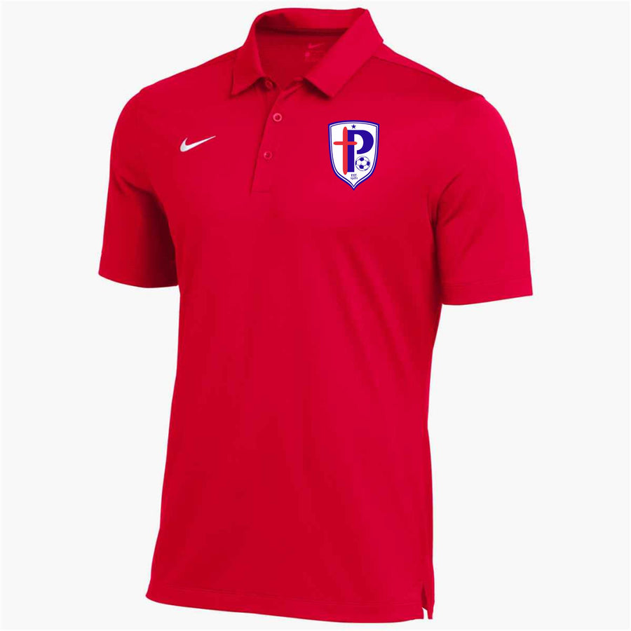 Nike PBS Soccer Franchise Polo Parkview Baptist School Red Mens Small - Third Coast Soccer
