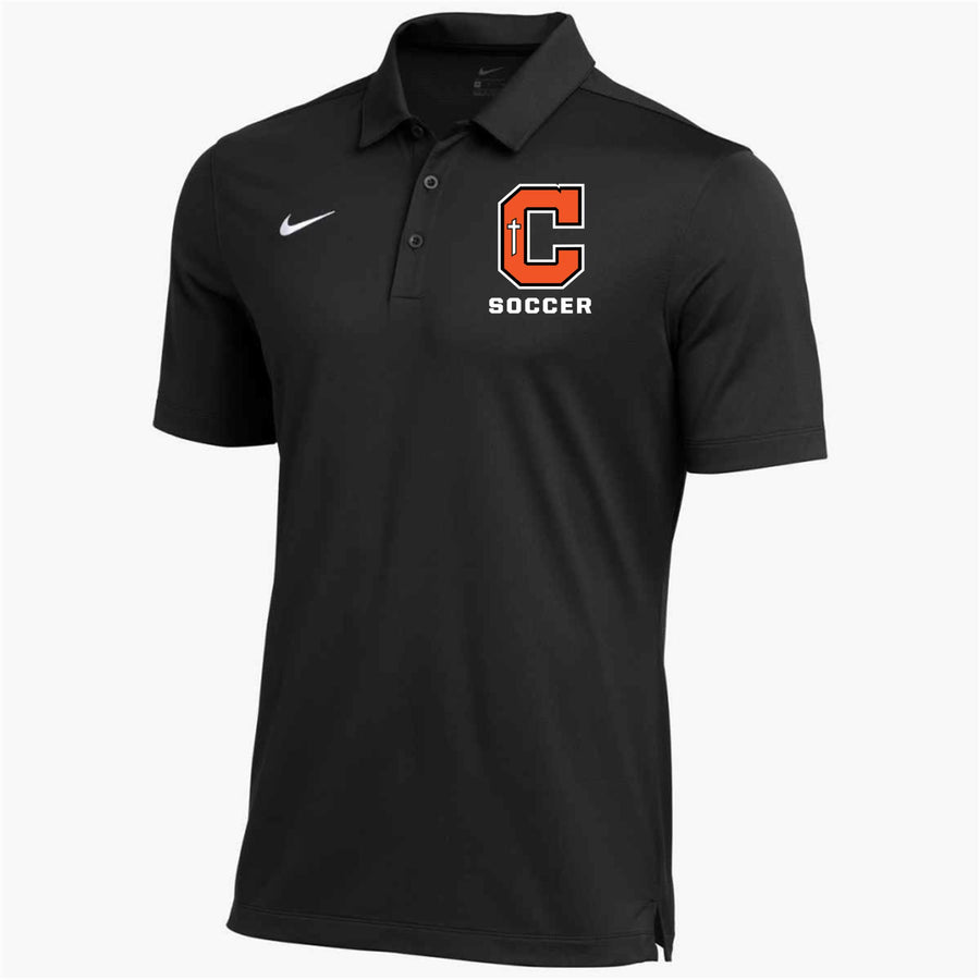 Nike Catholic Franchise Polo Catholic HS BR Black Mens Small - Third Coast Soccer