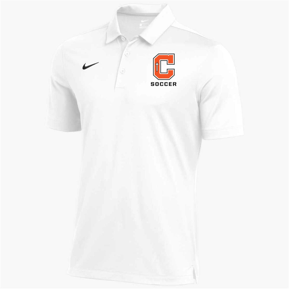 Nike Catholic Franchise Polo Catholic HS BR White Mens Small - Third Coast Soccer