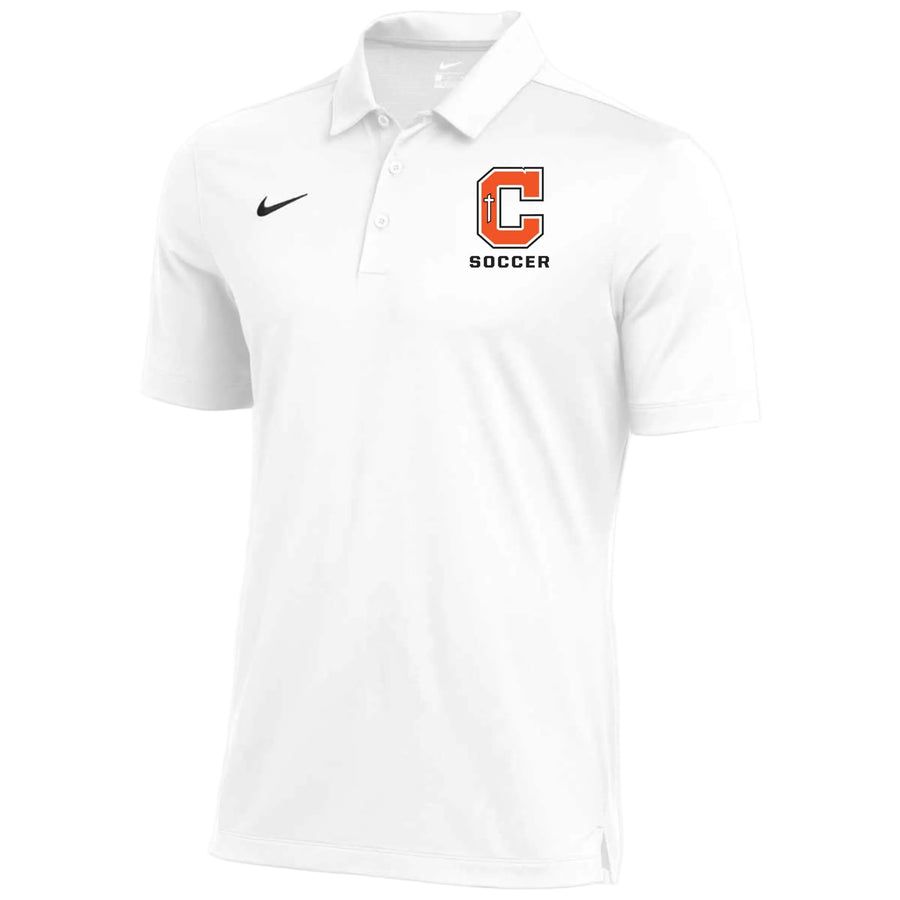 Nike Catholic Franchise Polo Catholic HS BR White Mens Small - Third Coast Soccer