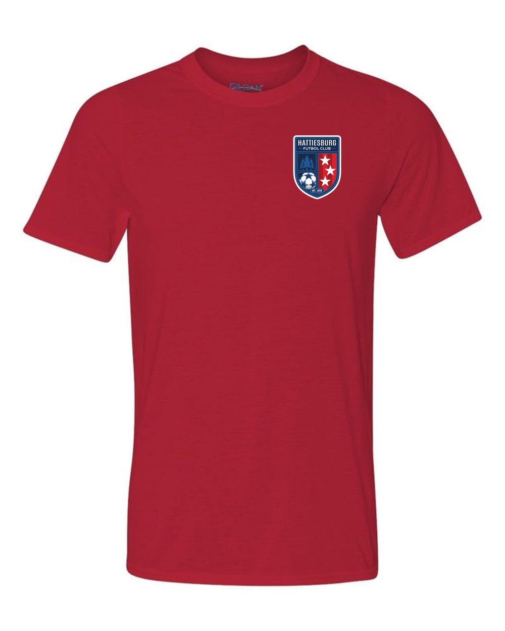 HFC Short-Sleeve Performance T-Shirt HFC Spirtwear Red Mens Small - Third Coast Soccer