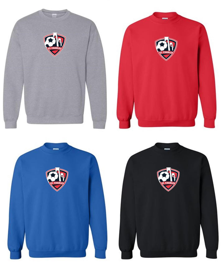 St. Charles Soccer Crew Neck Sweatshirt St. Charles Soccer Spiritwear   - Third Coast Soccer