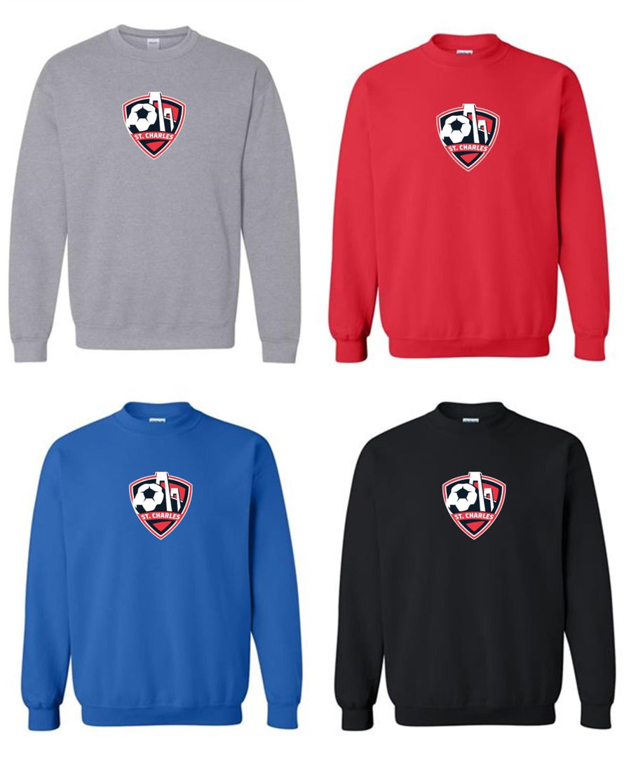 St. Charles Soccer Crew Neck Sweatshirt St. Charles Soccer Spiritwear   - Third Coast Soccer