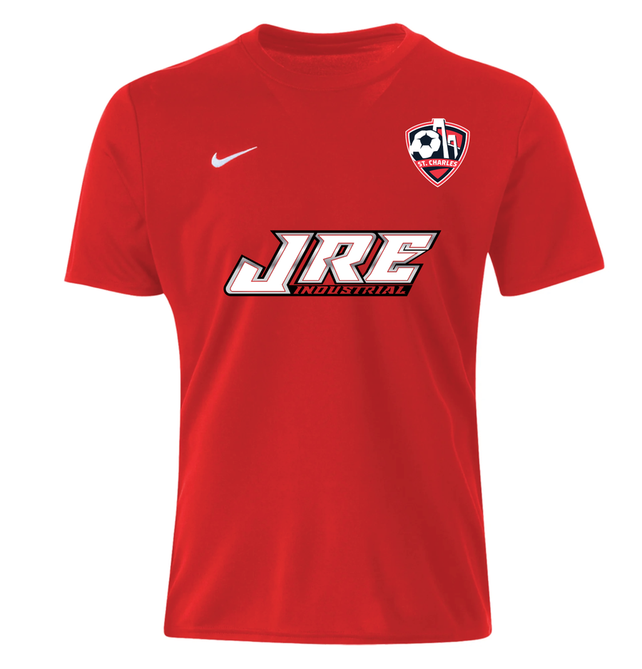 Nike St. Charles Soccer Men's Park VII Training Jersey - Red St. Charles Soccer 2024-2026 - Third Coast Soccer