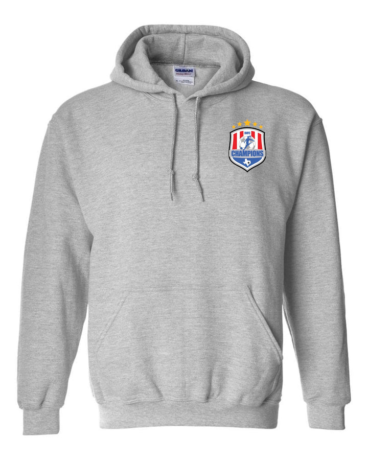 BVFC Hooded Sweatshirt BVFC Sport Grey Over the Heart 3" - Third Coast Soccer