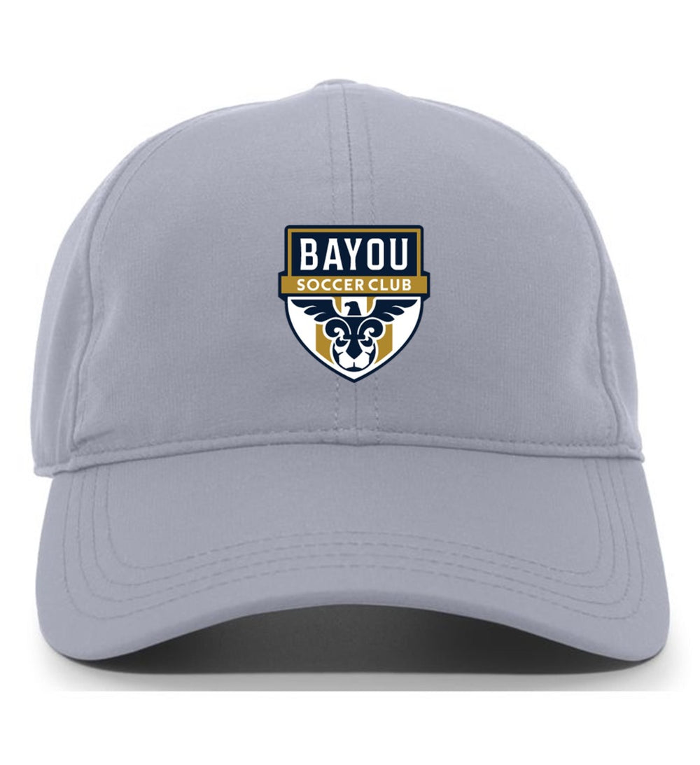 TCS Bayou Soccer Club Adjustable Cap Bayou Soccer Club Spiritwear SILVER FULL COLOR PATCH - Third Coast Soccer