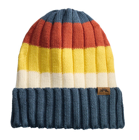 Spacecraft Throwback Beanie Hats Blue Stripe - Third Coast Soccer