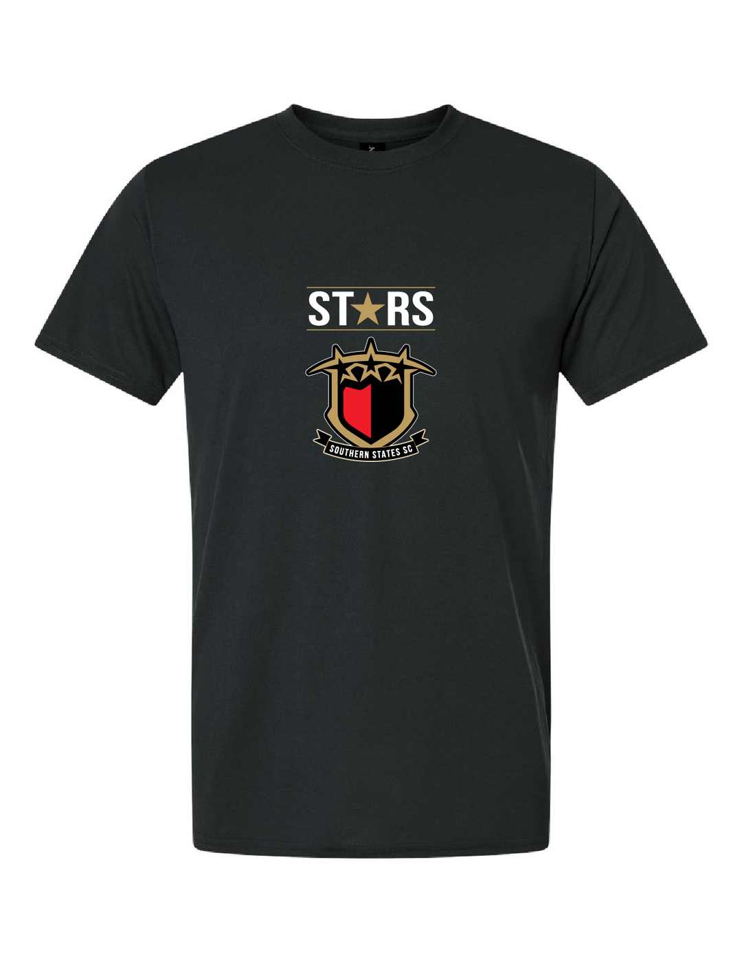 SSS Emblem T-Shirt Southern States Spiritwear Black Youth XSmall - Third Coast Soccer