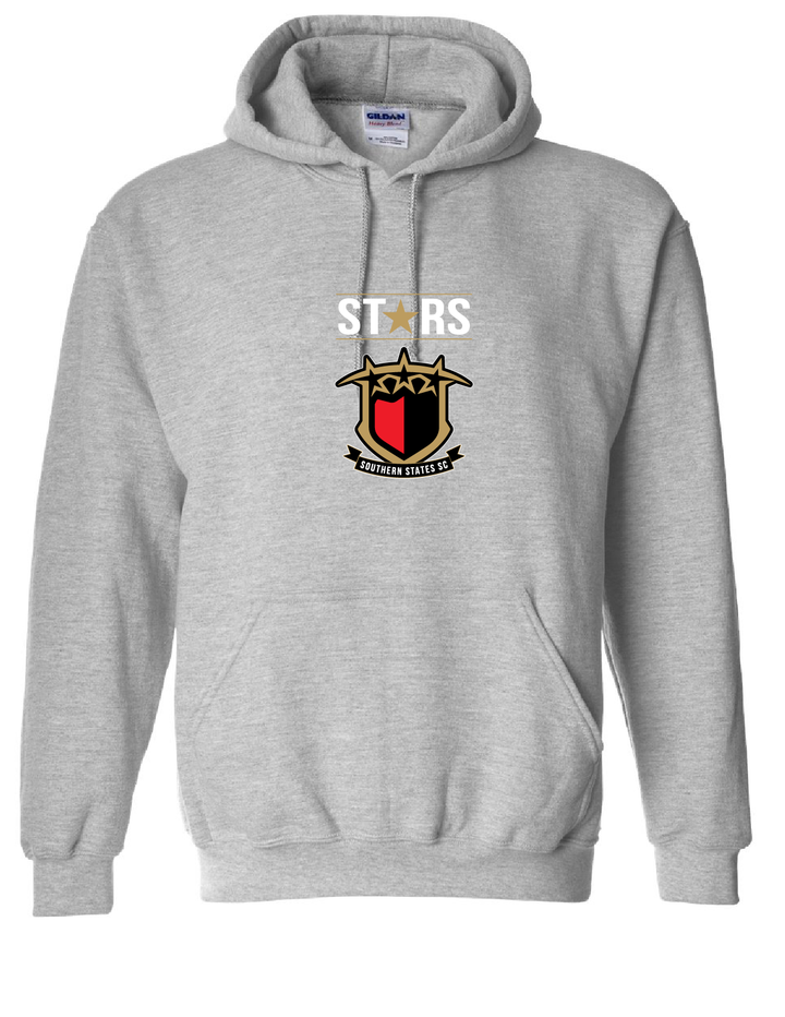 SSS Emblem Hooded Sweatshirt Southern States Spiritwear Sport Grey Youth Small - Third Coast Soccer